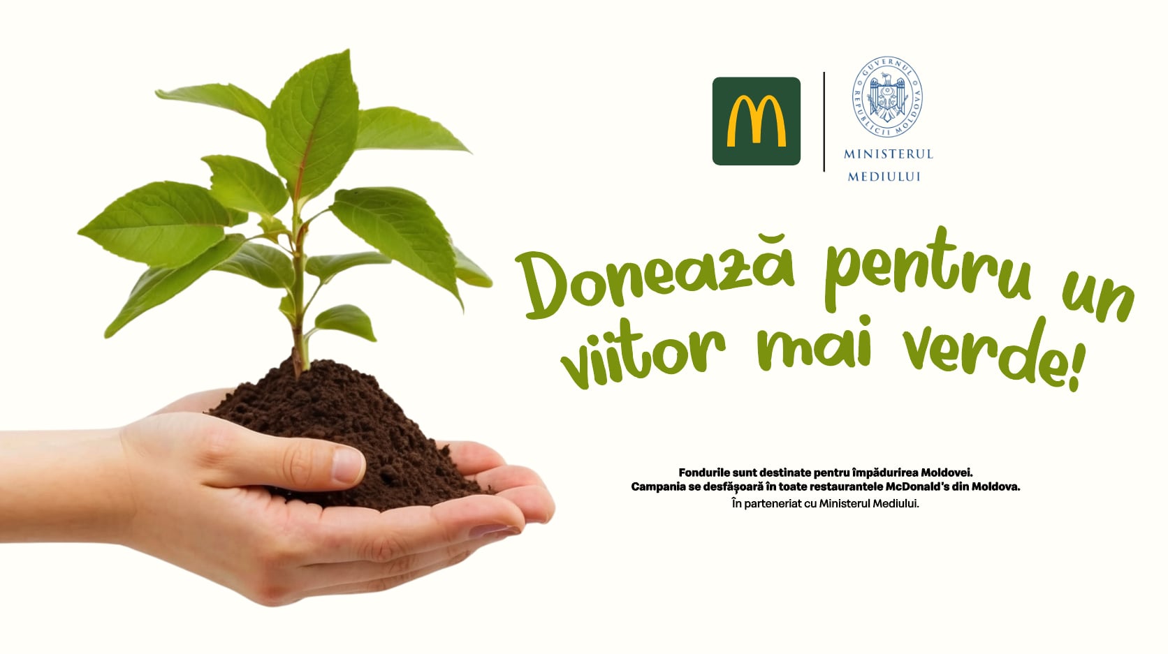 McDonald's lansează campania „Donează pentru un viitor mai verde!”